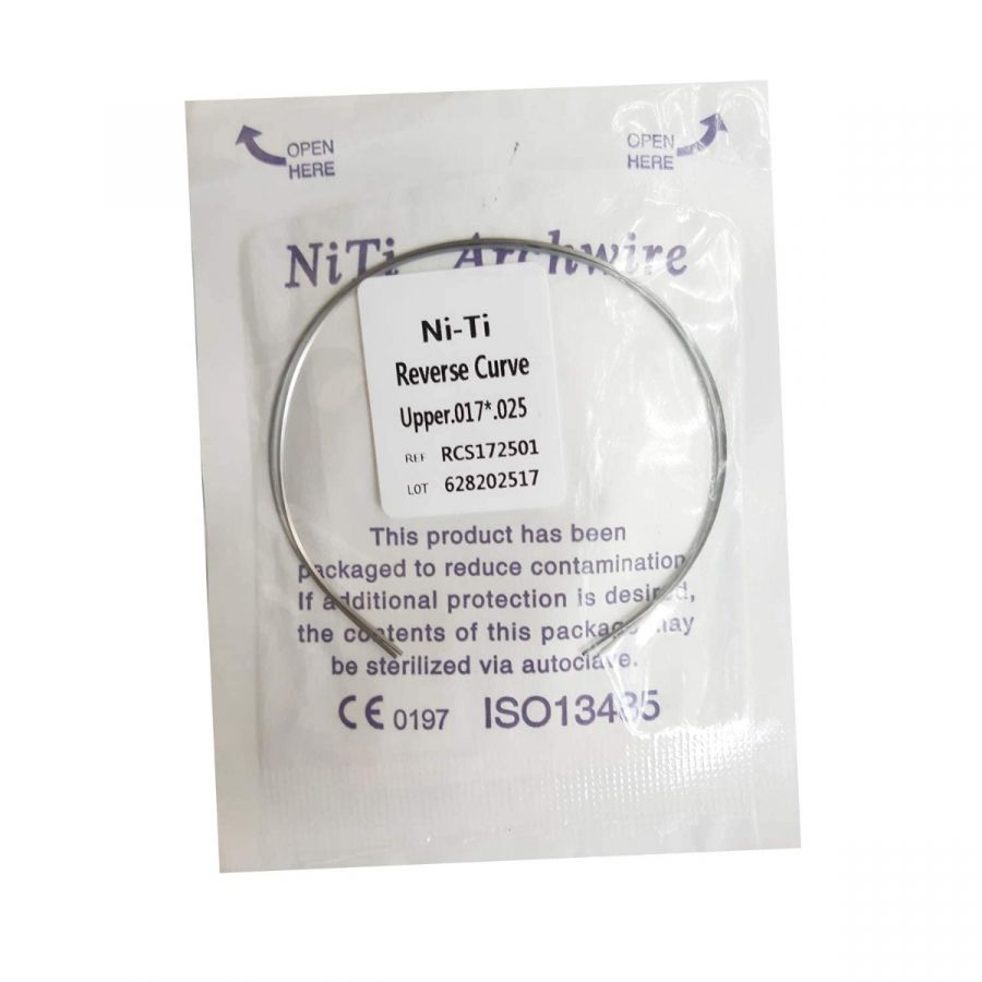 Orthodontic wire Reverse curve (NiTi Rectangular)